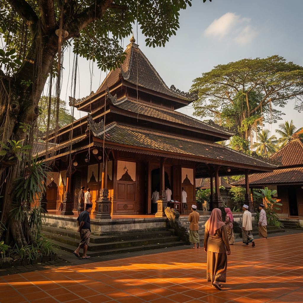 Masjid Agung Demak, salah satu masjid tertua di Indonesia dengan arsitektur Jawa kuno